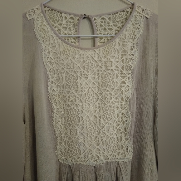 Free People Boho Coastal Cowgirl Tunic Top Blouse Shirt - Picture 2 of 8